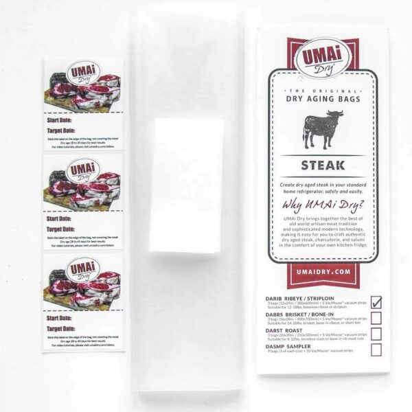 UMAi Ribeye-Striploin-Dry-Aging-Bags-Dry Age Meat Bags Canada